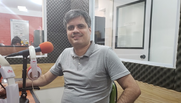 Thiago Naves, da Quick Brasil, diz que a plataforma garante indenização por voos atrasados de até mil reais | Foto: Mega Brasil