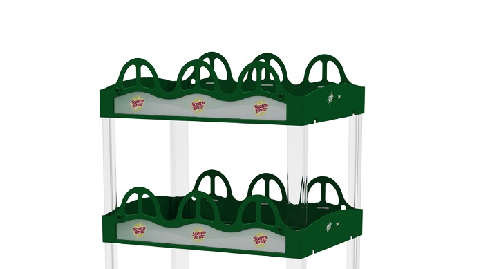 Os displays são totalmente feitos de plástico reciclado, sendo 15% vindo de esponjas, e já podem ser encontrados na Grande São Paulo | Foto| 3M