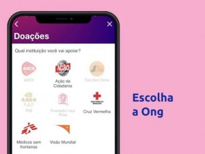A doação pelo aplicativo é simples e ajudará comunidades impactadas pela COVID-19 | Foto: Divulgação