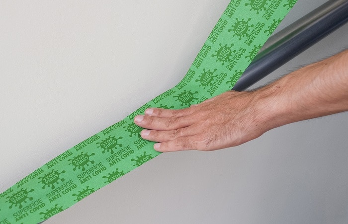 fita adesiva antiviral