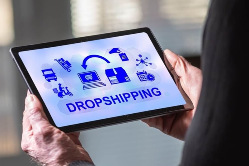 tela de computador mostrando dropshipping