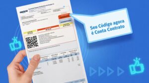 Conta de luz da Equatorial mostrando onde fica o novo número